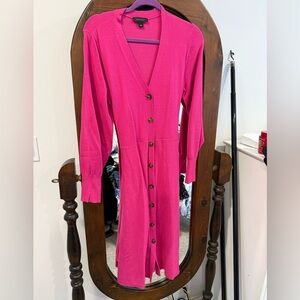Ann Taylor Pink Sweater Dress